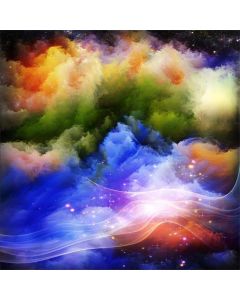 CSFOTO 8x8ft Background for Abstract Nebula Starry Photography Backdrop Fantasy Universe Colorful Galaxy Dreamy Milky Mystory Space Photo Studio Props Vinyl Wallpaper