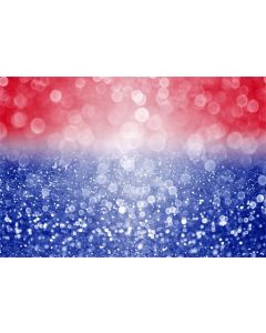 CSFOTO 8x6ft Veterans Day Background Abstract Patriotic Red White and Blue Bokeh Photography Backdrop Shiny America US Flag Sparkle Light Glistering Party Photo Studio Props Vinyl Wallpaper